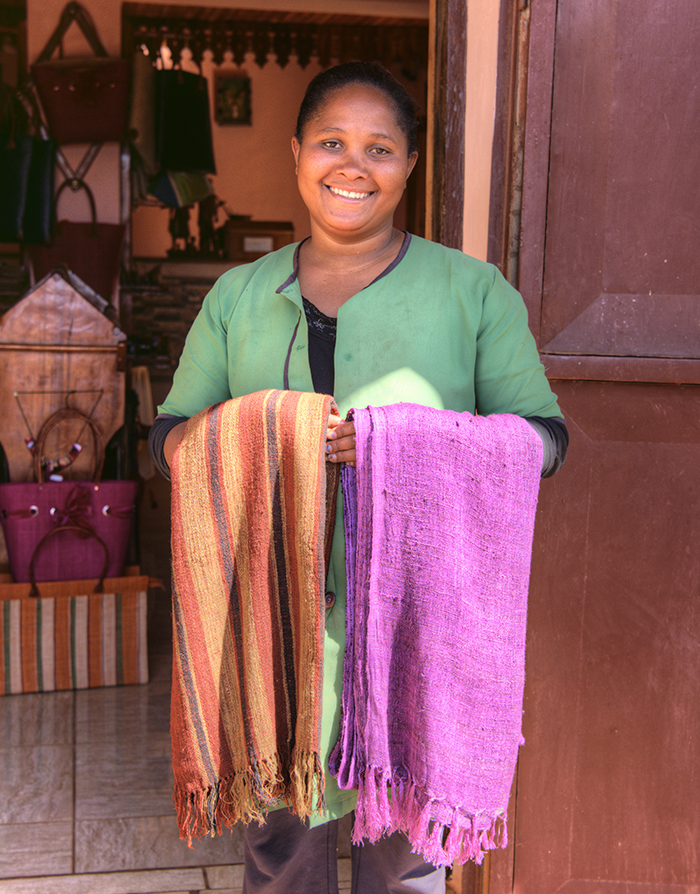 Hand-made silk